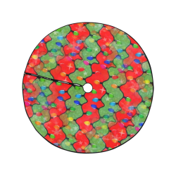 Christmas Lights by Nico Bielow Christmas Tree Skirt 47" x 47"