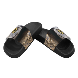 OWL IN HOLE Men's Slide Sandals (Model 057)
