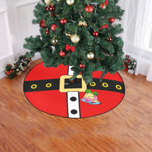 Santas by Nico Bielow Christmas Tree Skirt 47" x 47"