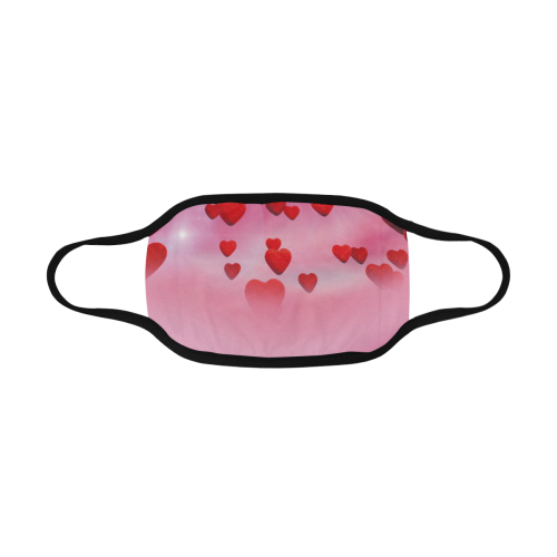 lovely romantic sky heart pattern for valentines day, mothers day, birthday, marriage - face mask Mouth Mask (60 Filters Included) (Non-medical Products)