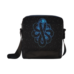 SNAKE OF CREATION WADJET Crossbody Nylon Bags (Model 1633)
