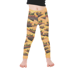 Assyrian warriors Kid's Ankle Length Leggings (Model L06)
