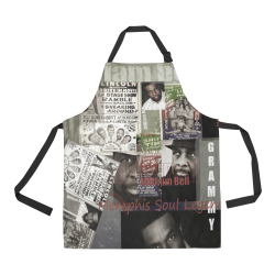 William Bell Collage 1 Vintage Style All Over Print Apron
