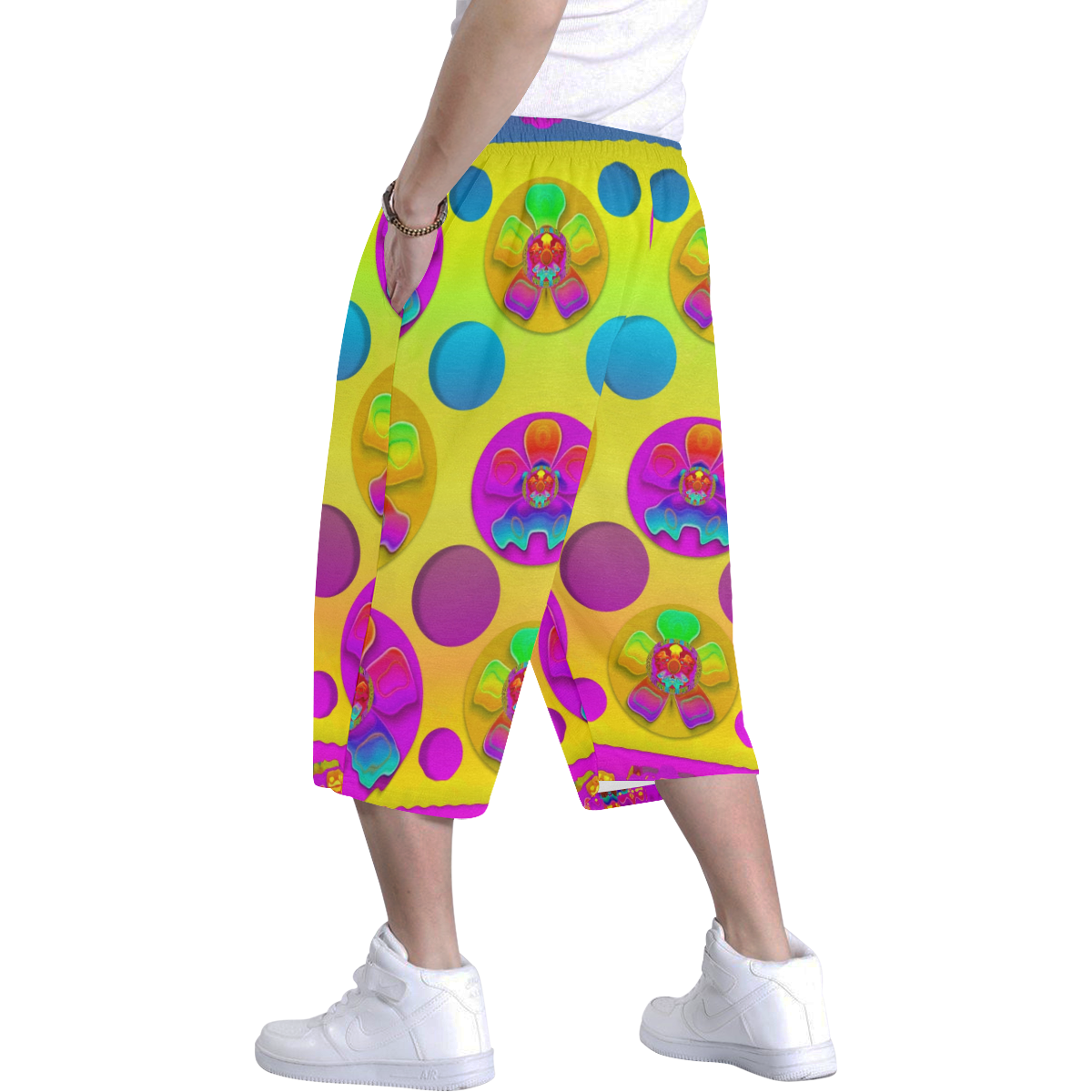 Power flowers in festive flower power festival Men's All Over Print