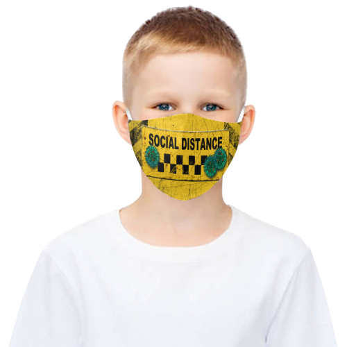 social distance community face mask 3D Mouth Mask with Drawstring (60 Filters Included) (Model M04) (Non-medical Products)