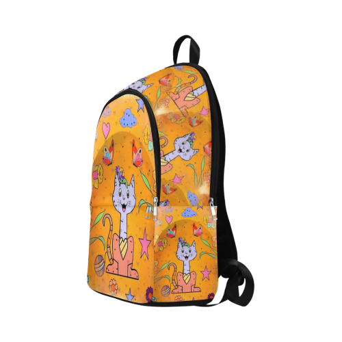Cat Popart Fun by Nico Bielow Fabric Backpack for Adult (Model 1659)