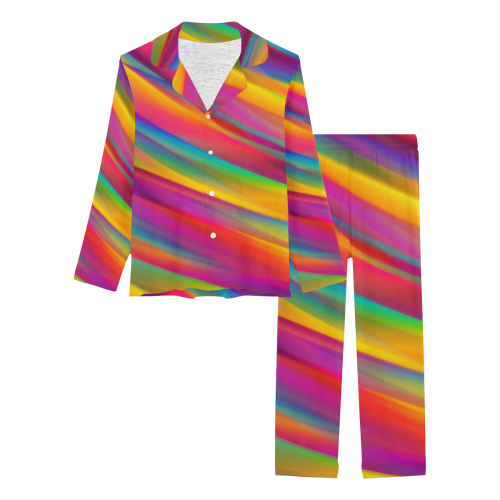 Rainbow Dreams Women's Long Pajama Set