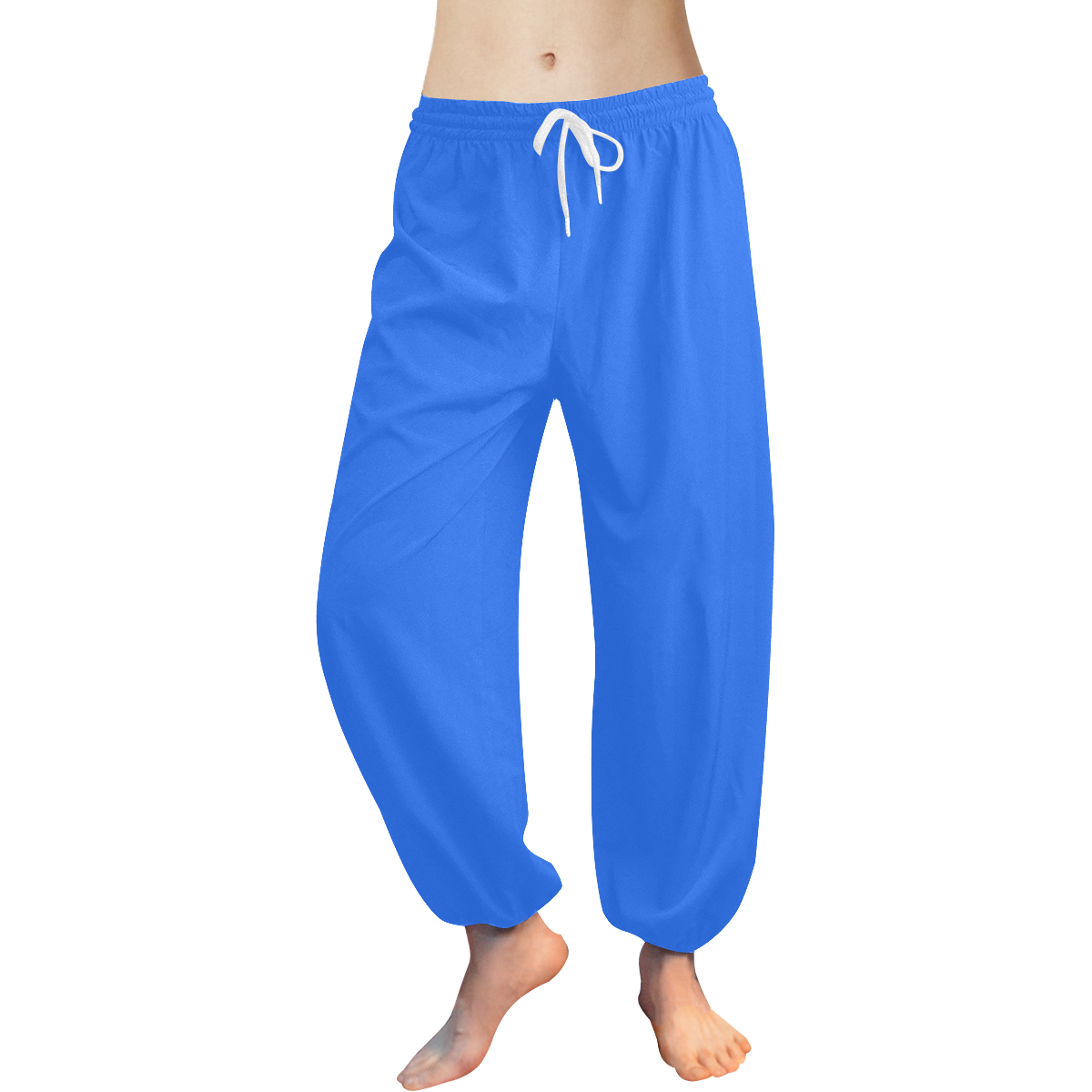 color deep electric blue Women's All Over Print Harem Pants (Model L18 ...