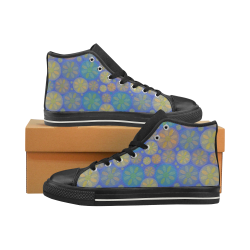 zappwaits 006 Women's Classic High Top Canvas Shoes (Model 017)