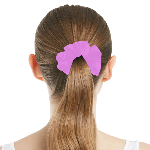 color violet All Over Print Hair Scrunchie