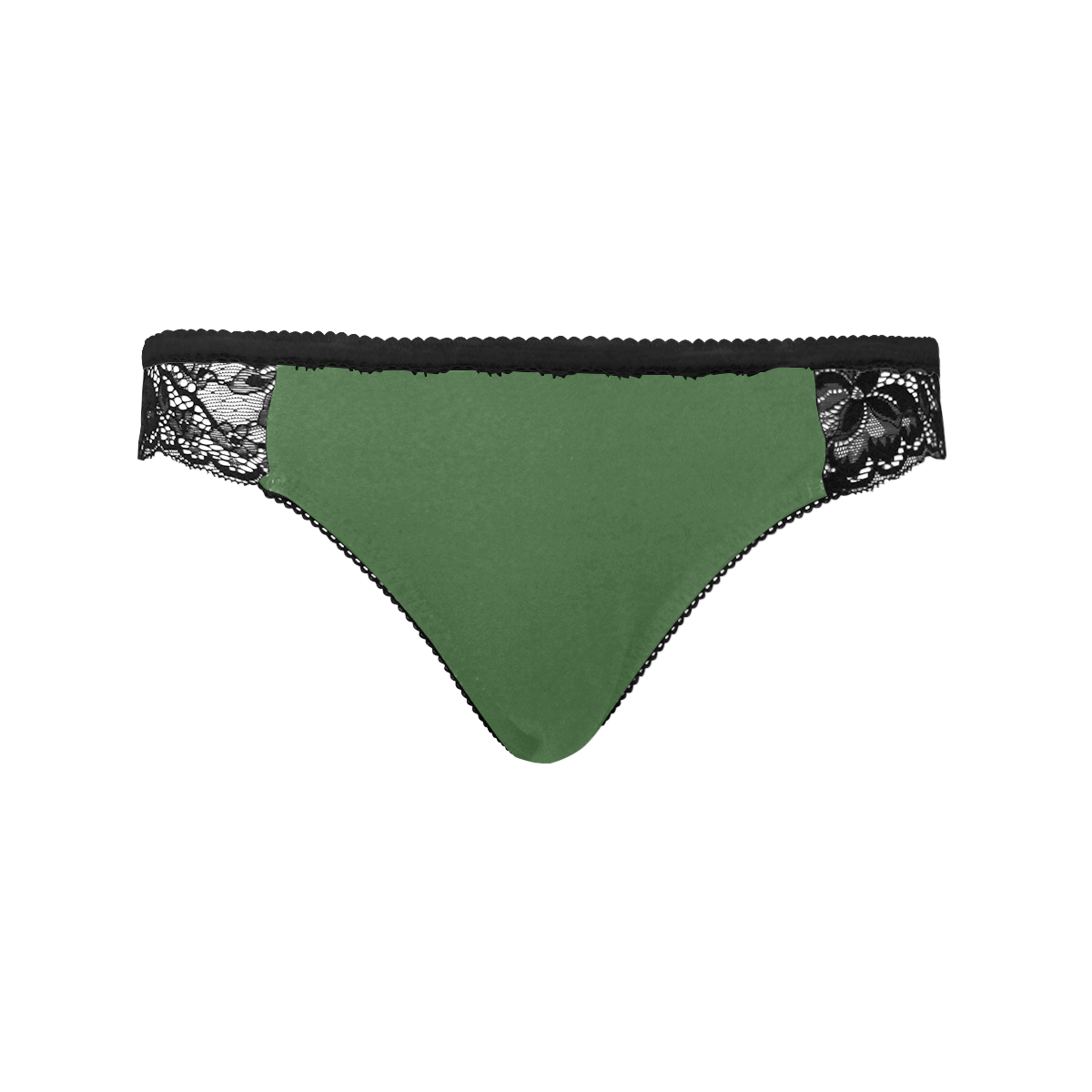 color artichoke green Women's Lace Panty (Model L41) | ID: D5148092