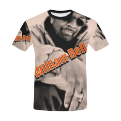 William Bell Cool 2 Sepia All Over Print T-Shirt for Men/Large Size (USA Size) Model T40)