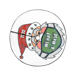 X Mask Christmas by Nico Bielow Christmas Tree Skirt 47" x 47"