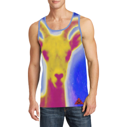 The Lowest of Low Starry Space Goat Men's All Over Print Tank Top (Model T57)