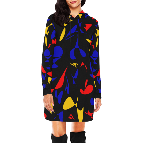 zappwaits fantastic 1 All Over Print Hoodie Mini Dress (Model H27)