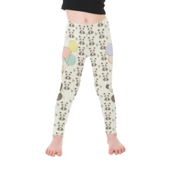 Balloon Panda Kid's Ankle Length Leggings (Model L06)