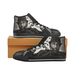 WB Photo1B Men’s Classic High Top Canvas Shoes (Model 017)