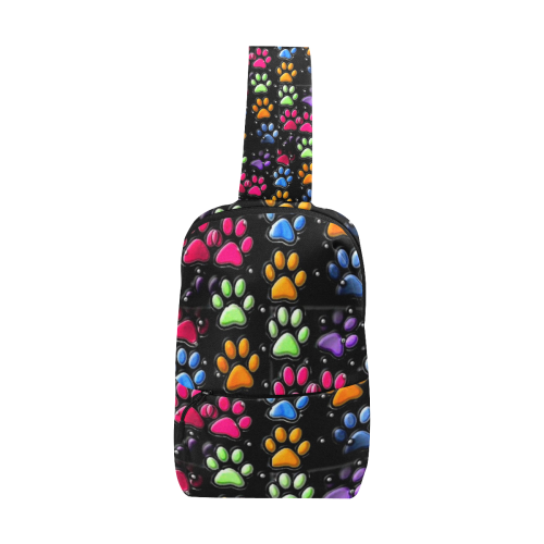 Paws Popart by Nico Bielow Chest Bag (Model 1678)