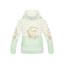 I love my Teddy All Over Print Hoodie for Kid (USA Size) (Model H13)