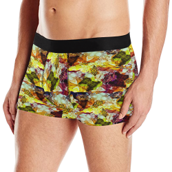 Graffiti Style - Markings on Watercolors Men's All Over Print Boxer Briefs (Model L10)