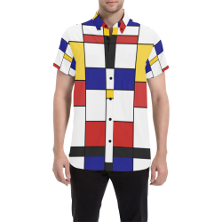 zappwaits 222 Men's All Over Print Short Sleeve Shirt/Large Size (Model T53)