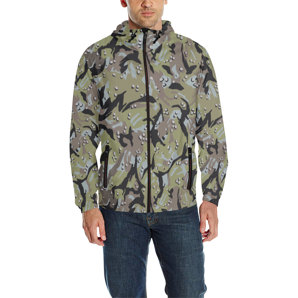 Iranian Navy Chips DPM Camouflage All Over Print Quilted Windbreaker ...