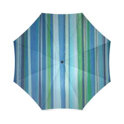 painted stripe Foldable Umbrella (Model U01)