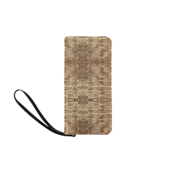 Glamour Golden Python Women's Clutch Purse (Model 1637)