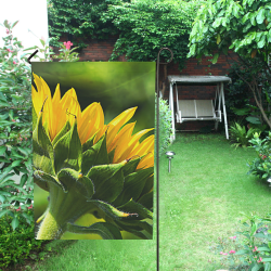 Sunflower New Beginnings Garden Flag 12‘’x18‘’（Without Flagpole）