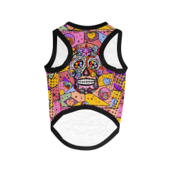Skull by Nico Bielow All Over Print Pet Tank Top