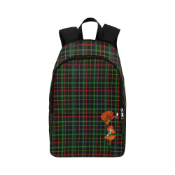 Poppy Elve On Tartan Fabric Backpack for Adult (Model 1659)
