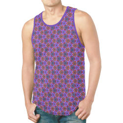 Purple Doodles - Hidden Smiles New All Over Print Tank Top for Men (Model T46)