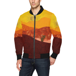 In The Desert All Over Print Bomber Jacket for Men (Model H31)