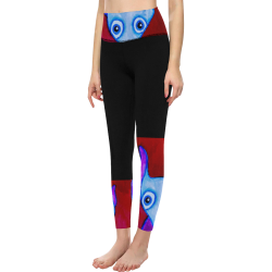 Mouse v Keyboard Women's All Over Print High-Waisted Leggings (Model L36)