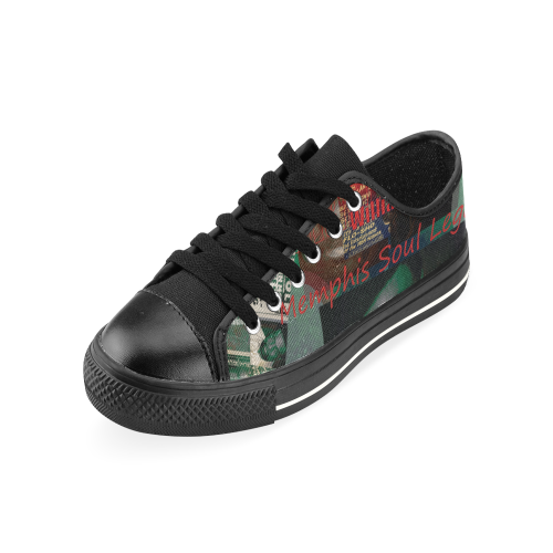 William Bell Collage 1 Canvas Women's Shoes/Large Size (Model 018)