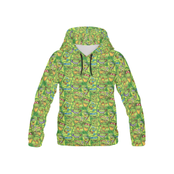 Teenage Mutant Ninja Turtles All Over Print Hoodie for Kid (USA Size) (Model H13)