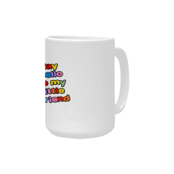 Hello Gnom by Nico Bielow Custom Ceramic Mug (15OZ)