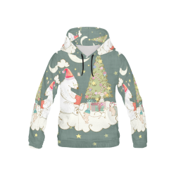 Cute Christmas Dreams All Over Print Hoodie for Kid (USA Size) (Model H13)