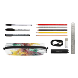 Flash by Nico Bielwo Pencil Pouch/Small (Model 1681)