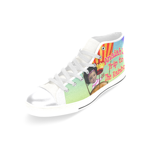 Adult Women Anaiah Ad Women's Classic High Top Canvas Shoes (Model 017)