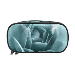 The blue rose Pencil Pouch/Large (Model 1680)
