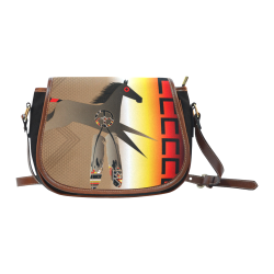 War Horse Saddle Bag/Small (Model 1649)(Flap Customization)