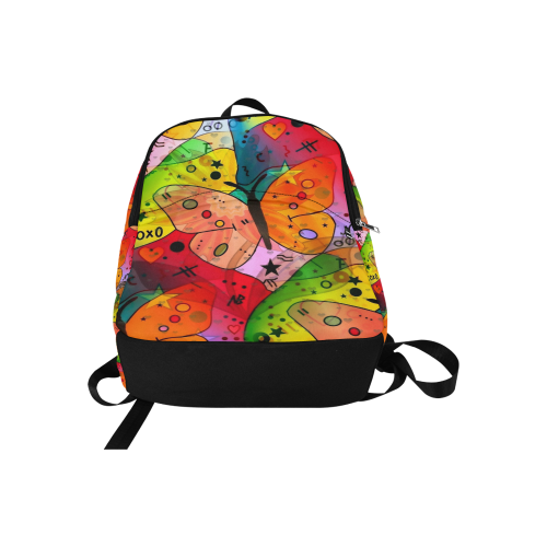 My Butterfly Popart by Nico Bielow Fabric Backpack for Adult (Model 1659)