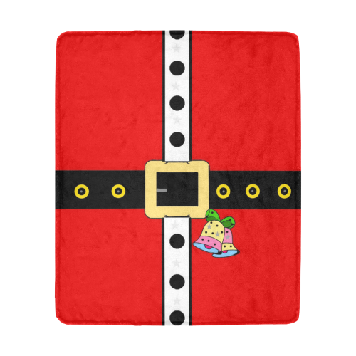 Santa Popart by Nico Bielow Ultra-Soft Micro Fleece Blanket 50"x60"