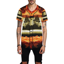 Grammy Winner William Bell On Fire All Over Print Baseball Jersey for Men (Model T50)