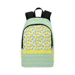 Lemons With Chevron 2 Fabric Backpack for Adult (Model 1659)