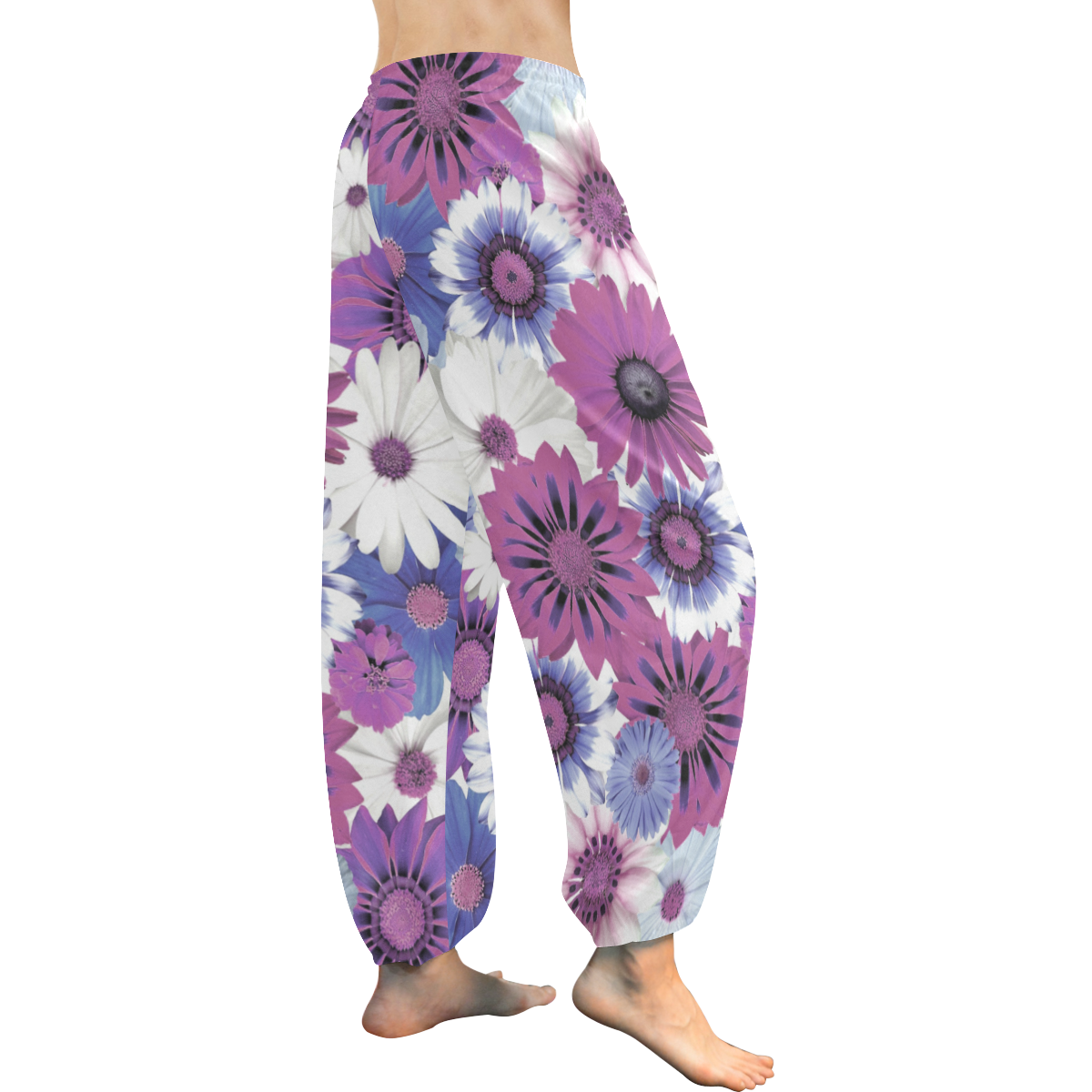 Spring Time Flowers 5 Women's All Over Print Harem Pants (Model L18 ...
