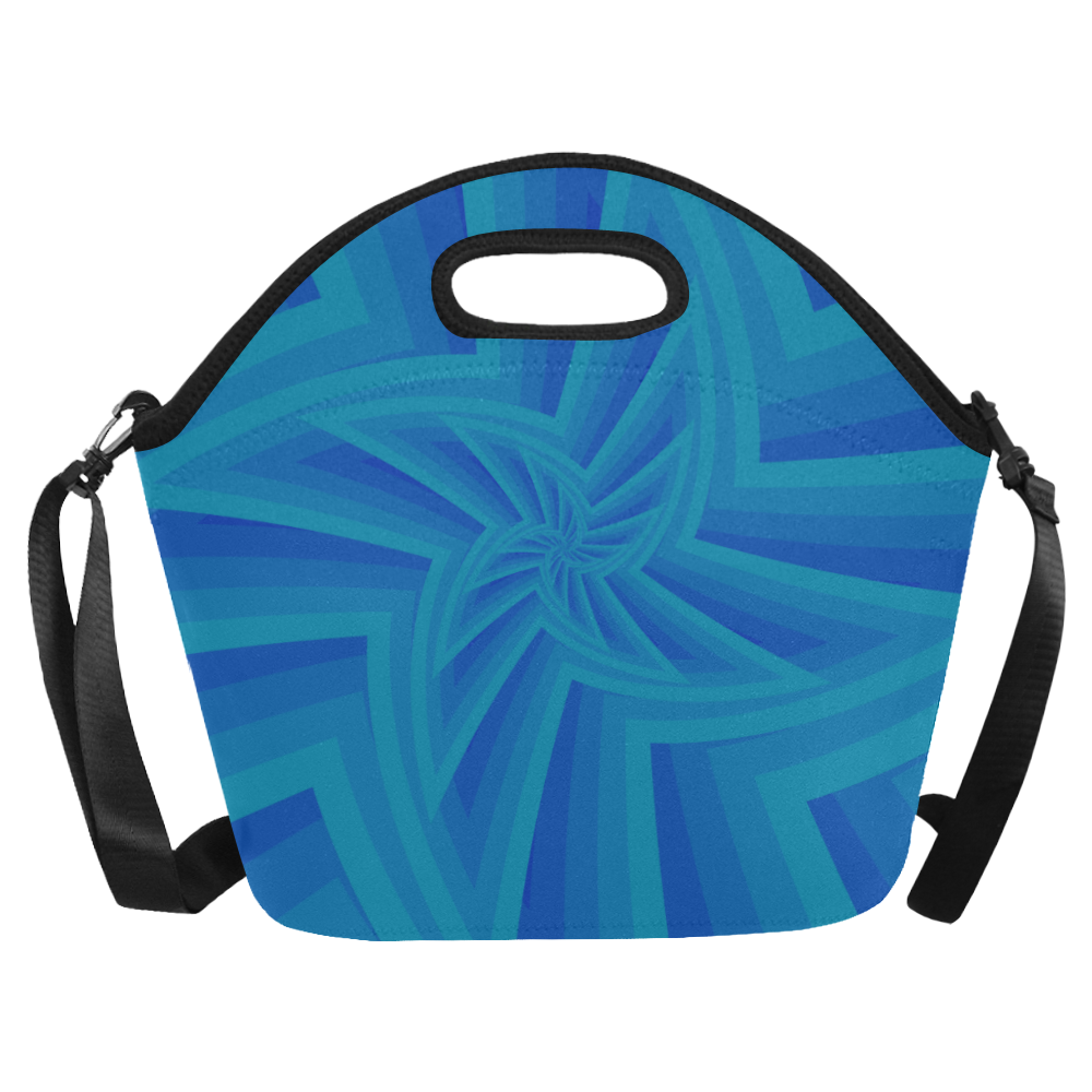 Blue star Neoprene Lunch Bag/Large (Model 1669) ID D2551702