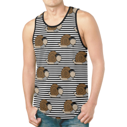 Escargot ~ French Snail New All Over Print Tank Top for Men (Model T46)