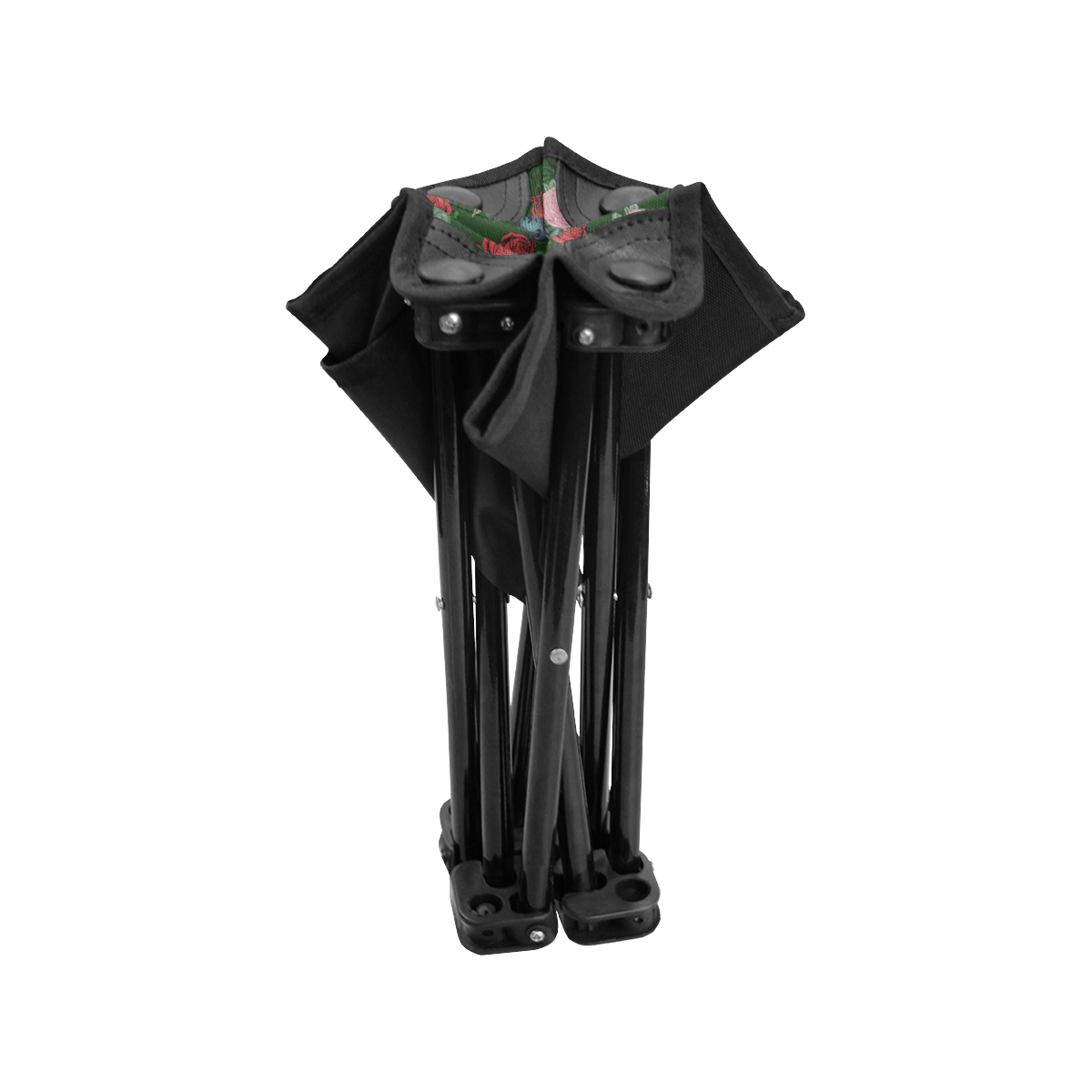 dark floral butterfly green Folding Fishing Stool ID D5135484